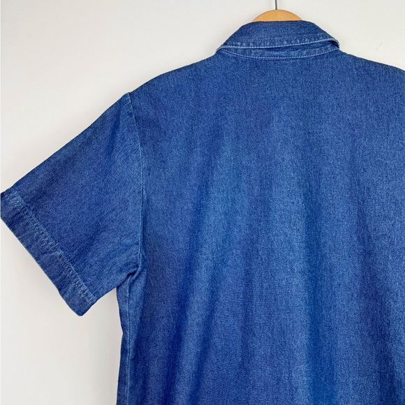 Samantha Edwards Vintage Denim Pin Tuck Blouse - Picture 8 of 8